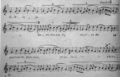 «Аллилуйя» с запевом в мелизматическом стиле (тон VIII)