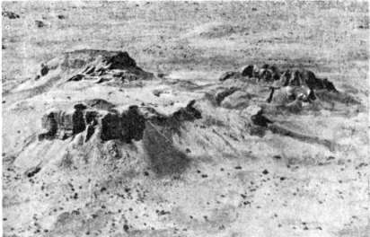Вид раскопок цитадели с самолета