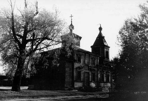 Фотофиксация Сергиевской церкви  Общий вид церкви с северо-востока.
