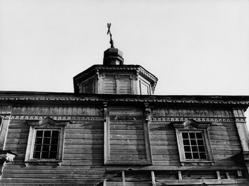 Фотофиксация Сергиевской церкви  Северный фасад церкви. Фрагмент.