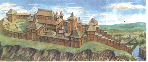  Замок в Любече. XI в.  