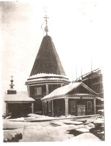 Воскресенская церковь в с. Водоватово Арзамасского уезда 1652 г. до переноса в с. Костылиху