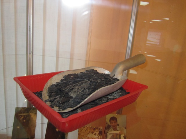 Обугленные прутики от небольшого березового веника из сгоревшего погреба XIV века