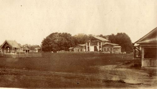 Старинское. Общий вид на усадьбу Приклонских. Фото 1913 г.