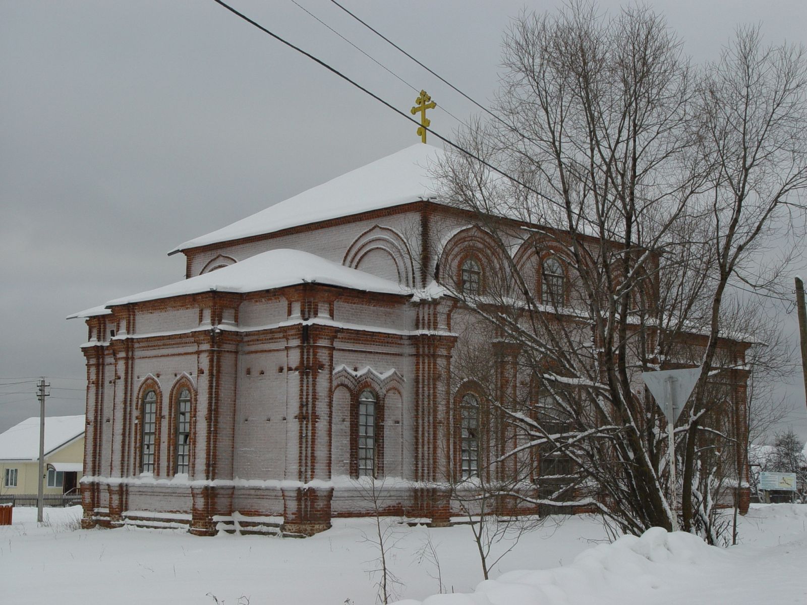 Никольская церковь в селе Владимирском