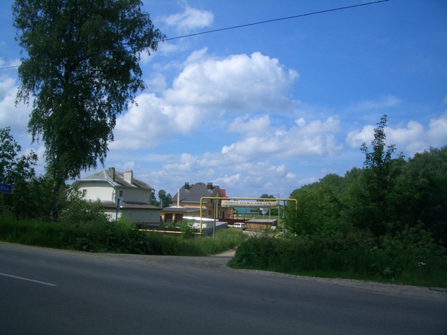 Коттеджный поселок на ул. Загородная. Вид с северо-востока
