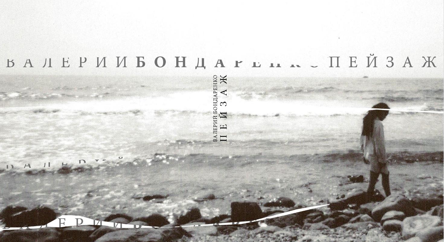 Издательство "Открытый текст" выпустило книгу Валерия Бондаренко "Пейзаж: эссе"
