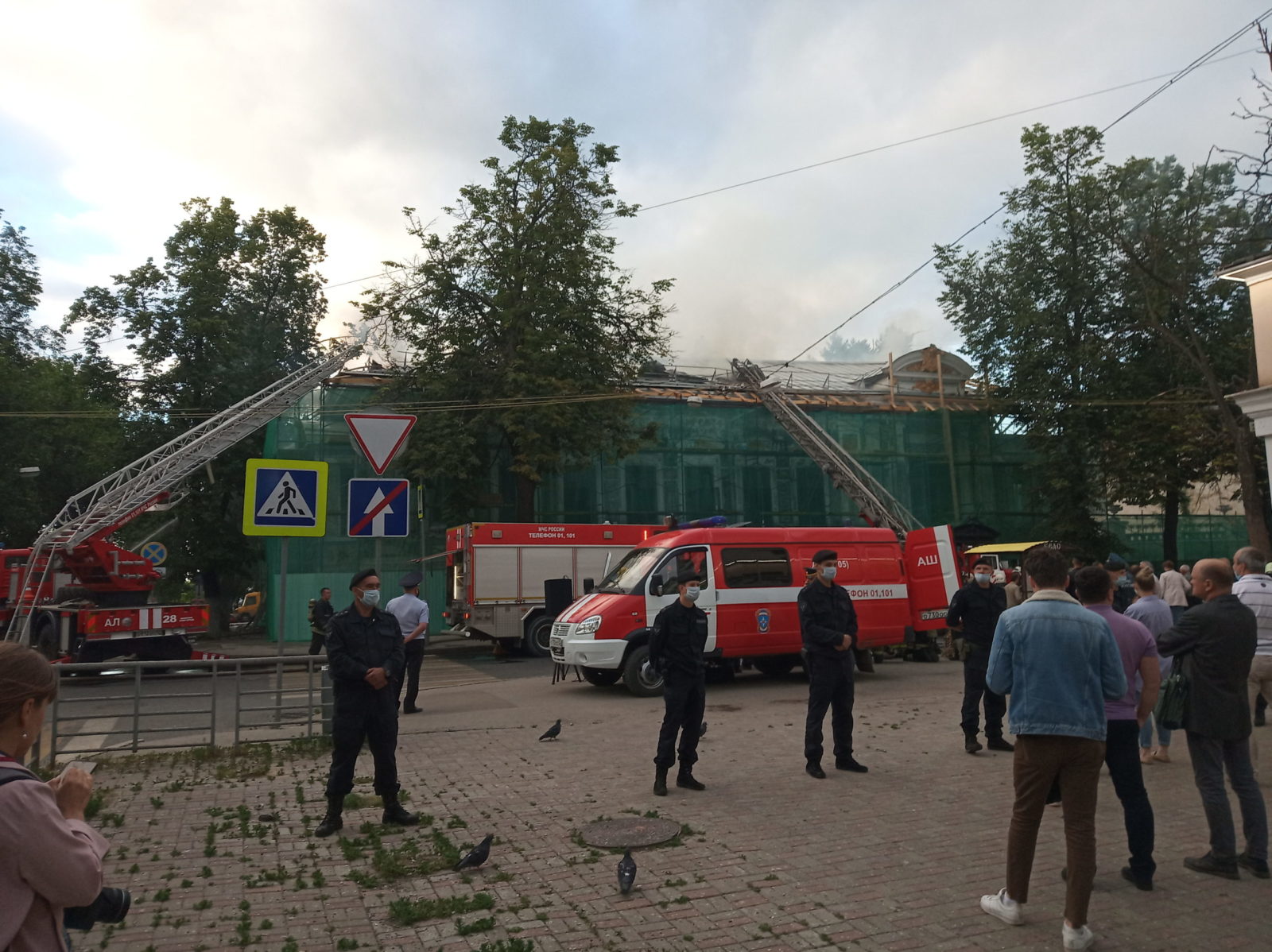 25 июня 2020 г. в Литературном музее М. Горького (ул. Минина, 26) произошел пожар