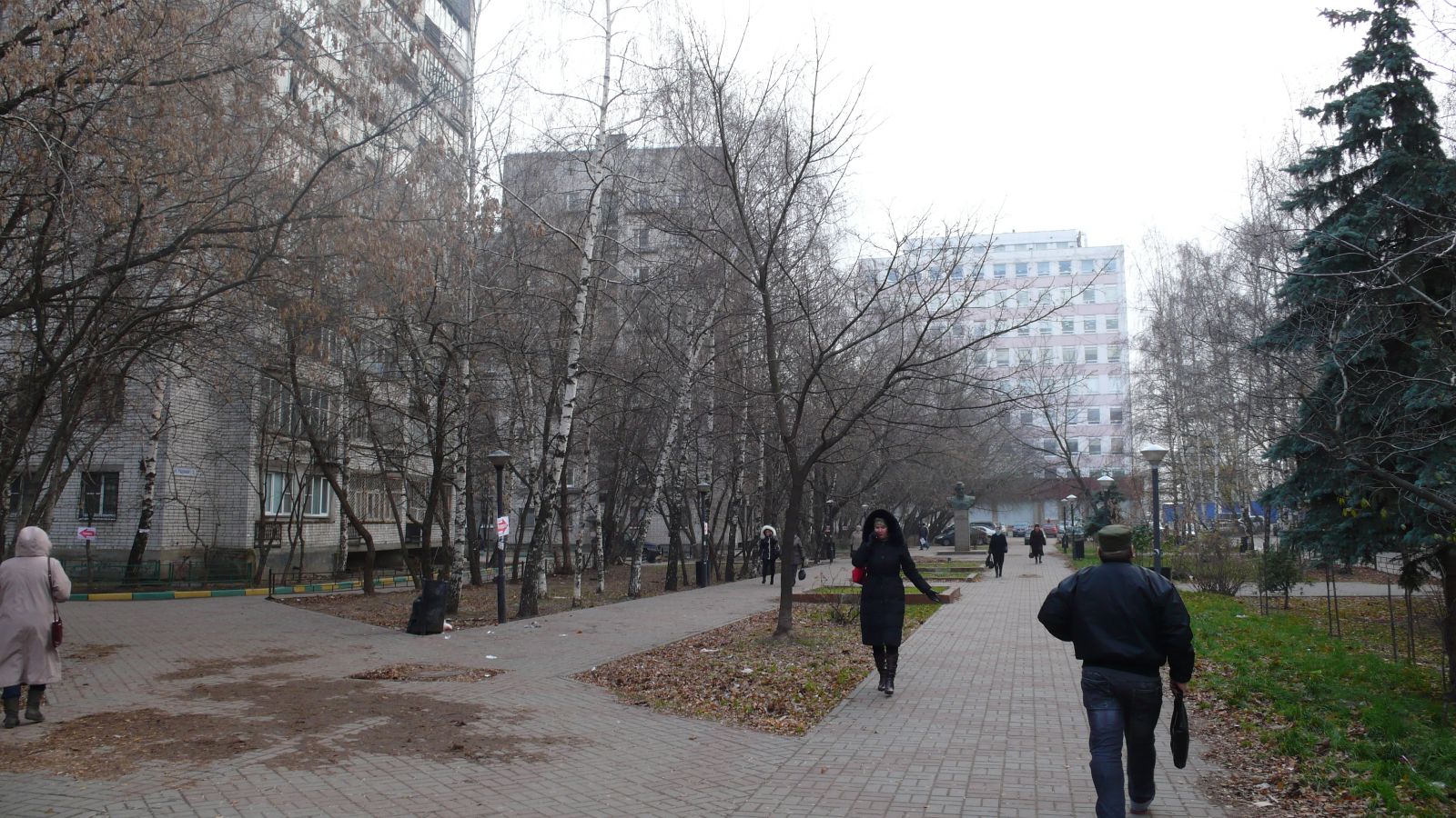 Улица Радужная. На заднем плане – завод им. Г.И. Петровского